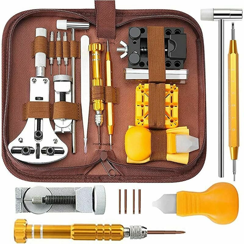 149 Pcs Professional Watches Repair Kit, Professional Spring Bar Tool Set, Watch Band Link Pin Tool Set with Carrying Case