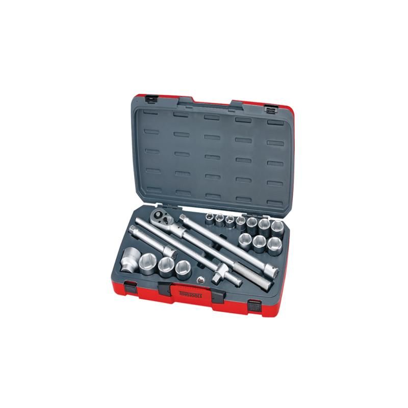 Teng T3418-6 Socket Set Metric 18 Piece 3/4in