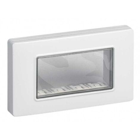 14944.01 Cúpula de pared IP55 4 módulos con tornillos blanco
