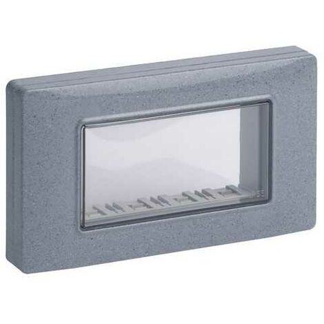 14944.14 Calotte IP55 4M +Vis Grise Granit Platine