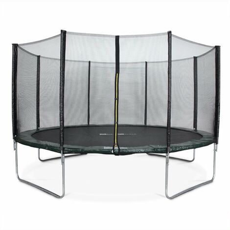 14ft Round Trampoline With Safety Enclosure Venus Green