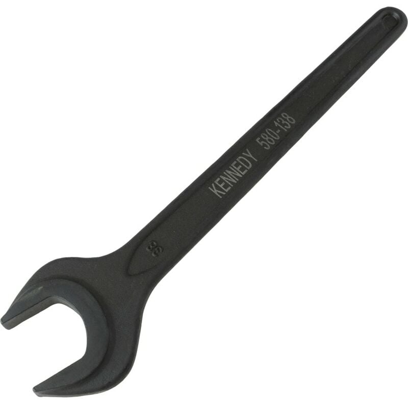 Metric Open Ended Spanner, Single End, Vanadium Steel, 38MM - Kennedy