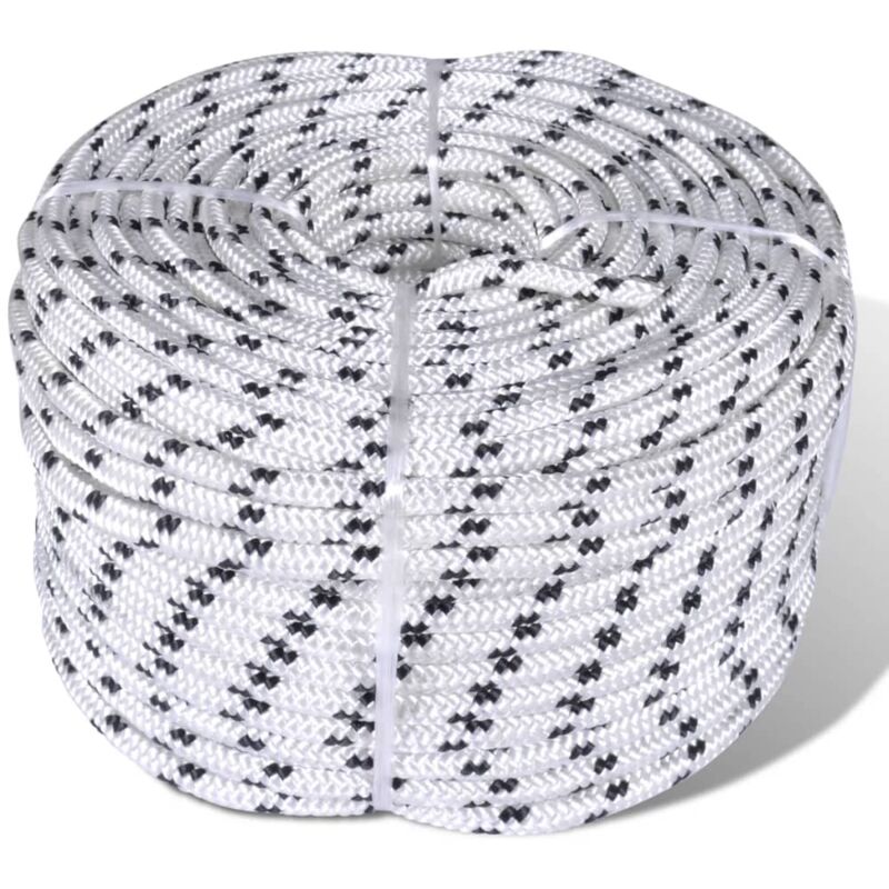 

Rollo de Cuerda de Barco Trenzada Línea Poliéster 12 mmx50 m - Vidaxl