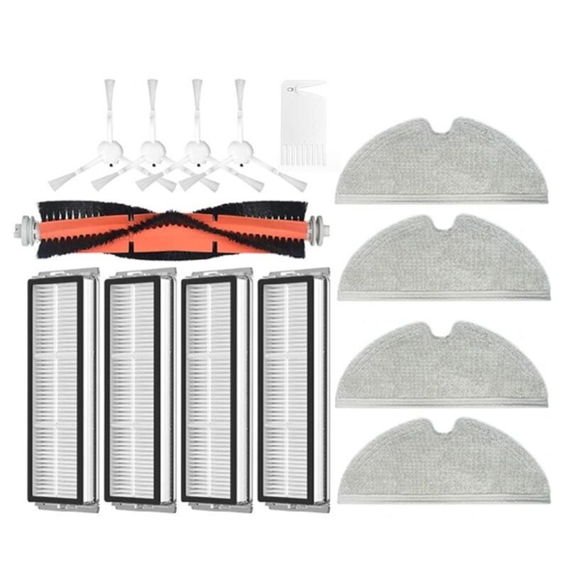 Image of 14PC für 1C 2C 1T Teile Filter Wichtigsten Seite Pinsel Mopp Tuch