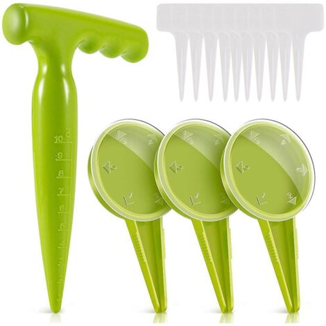 14pcs Distributeur De Semences, Outils De Jardin 10 Semoirs Graines Rglables, Transplanteurs Et Perforateurs De Diffrentes Tailles