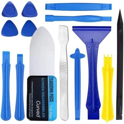 14PCS Kit d'outils de Levier - Outil d'ouverture, Métal, Plastique, Ultra Fin, réparation pour Smart Phone, Téléphone Portable, Ordinateur MacBook et Tablette