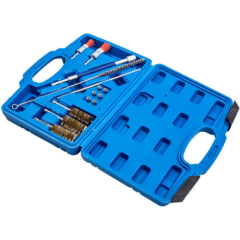 14pcs Universel Injecteur Seats Kit outil Nettoyage des sièges d'injecteur