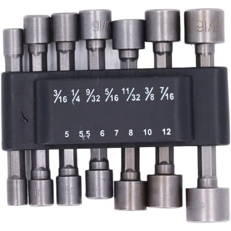 14pcset Perfection Nuts Drilling Driver Bit Simple Installation Simple for Electronic Screwdrivers DIY Tool Stahl 40cr 1/4in.