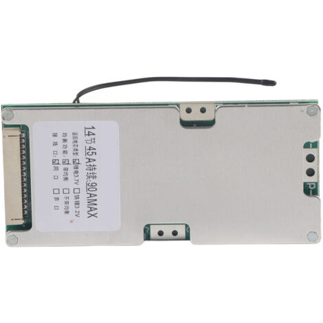 14S 45A BMS-Schutzplatine für Lithium-Ionen-Akkus mit integrierter Balancer- und Sicherheitsfunktion