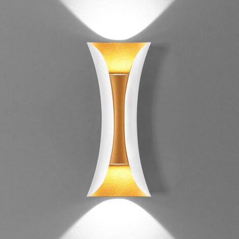 14W Créatif Moderne Applique Murale LED Lampe Murale Imperméable IP65 Aluminium Lèche-murs LED Intérieur Extérieur pour Chambre à Coucher Salon Salle de Bains Entrée Escalier Porche Couloir