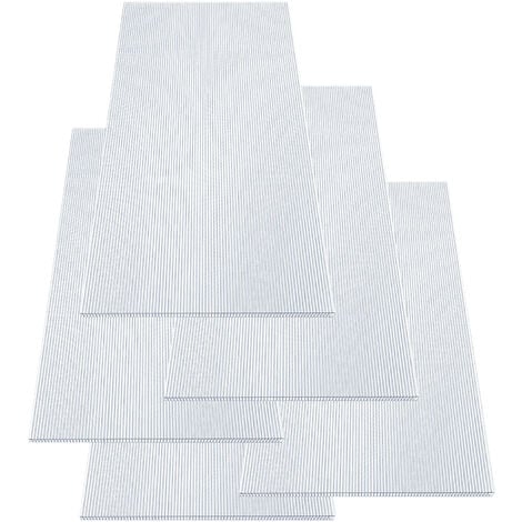 14x Plaque alvéolaire double Plaque alvéolaire 4mm serre transparente PC