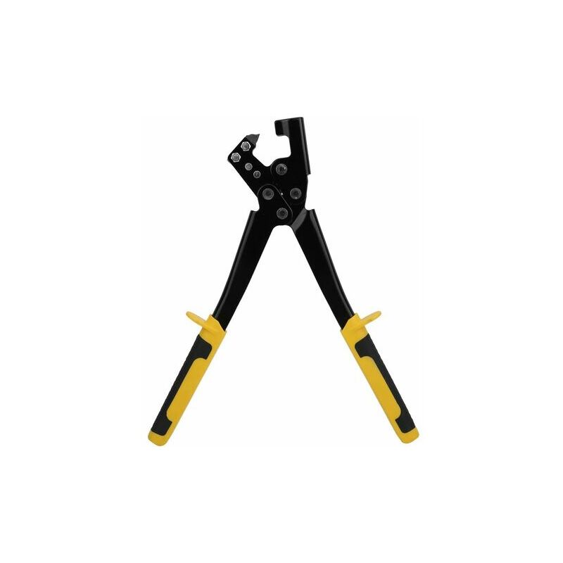 15-273 0.6mm Profile Crimping Pliers Made in France - Permanent Crimping of U-Shaped Metal Frames - Comfortable Handle - One Handed Use - Heavy Duty