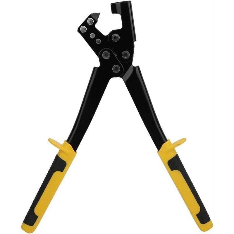 Lauwexe - 15-273 Pince à Sertir Profilés 0,6 mm Fabriquée en France - Sertissage Permanent de Cadres métalliques en u - Poignée Confortable