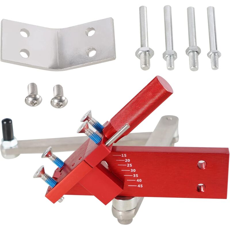 15°- 45°Aiguisoir pour lames de tondeuse - Kit d'affûtage ergonomique pour les lames de tondeuses à gazon professionnelles Remplacement pour 5005