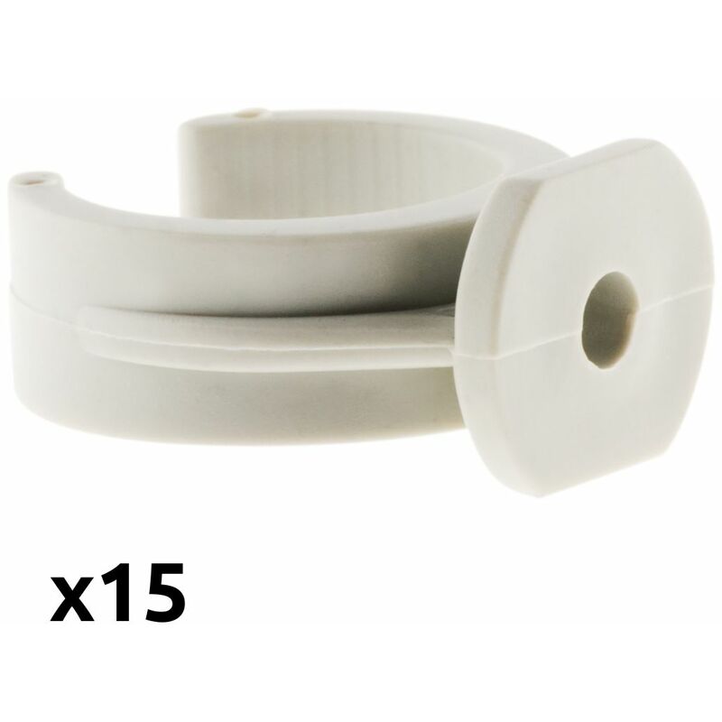 

15 abrazaderas Ø25mm sin tacos - Zenitech