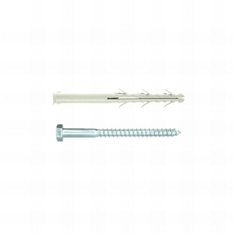 15 Chevilles Charpente - Vis tête hexagonale - Rond - diamètre 16 mm - Longueur 240 mm - Diamètre 16 mm