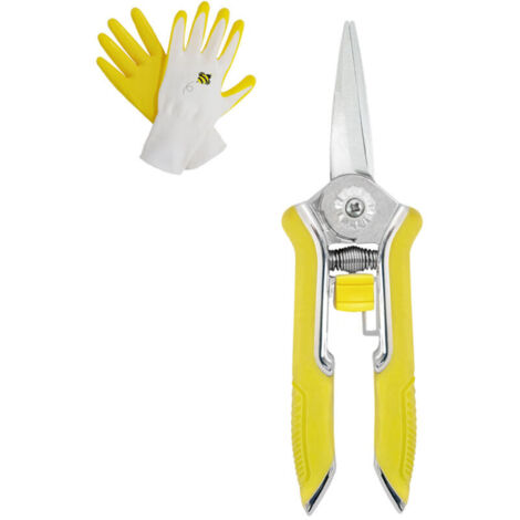 15 cm Mikro-Gartenschere, Handschere, Schneideschere aus Edelstahl