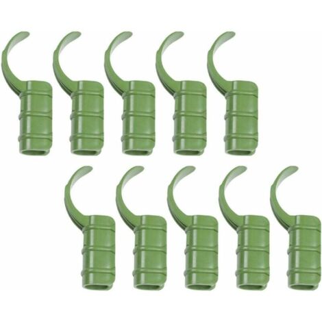 15 colliers de serrage pour tuyaux de jardin, serres et abris de jardin, vert, 20 mm