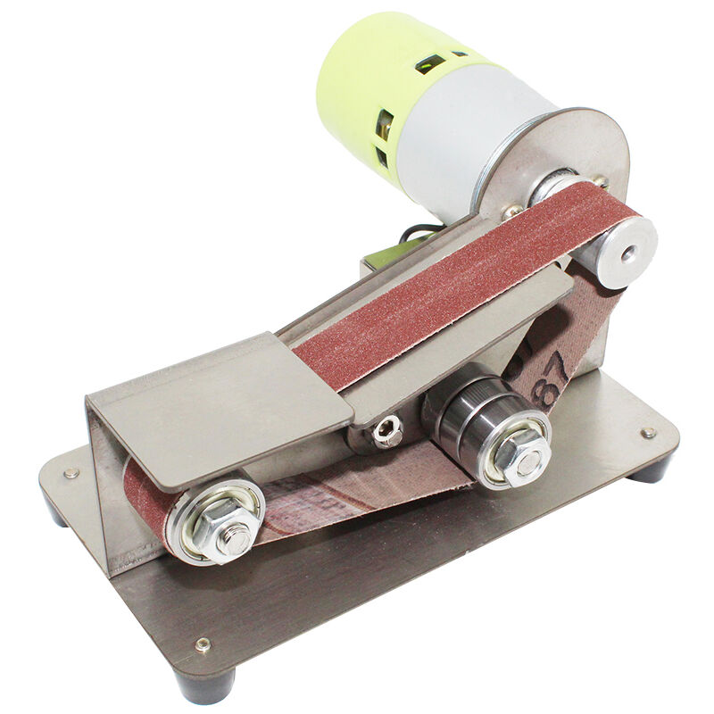 Aiguiseur de couteaux à angle fixe de 15 degrés, micro mini ponceuse à bande, métal nu 895 + alimentation 96 watts, petite norme européenne
