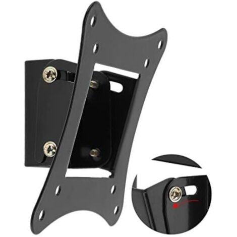 15 Degree Tilt Flat Wall Mount Heavy Duty Steel Easy Install for LED LCD Screens