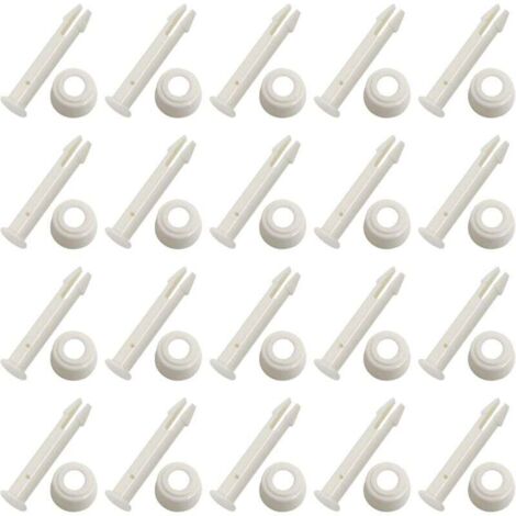 15 Goupilles de Joint de Piscine en Plastique pour Piscine Commune Pins avec Joints pièces de Rechange pour Piscine Frame, pool Replacement Spare Parts(5,5 cm)