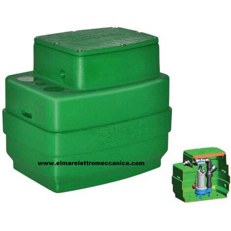 1,5 HP GEO230 GQS 50-13 Stazione Raccolta 230 l Elettropompa Fogna CALPEDA  400 V Trifase