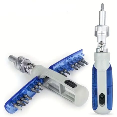 15-in-1 tragbarer Präzisionsschraubendreher mit Magnetbits, Kreuzschlitzschraubendreher-Kombinationsset, multifunktionales Reparaturwerkzeug