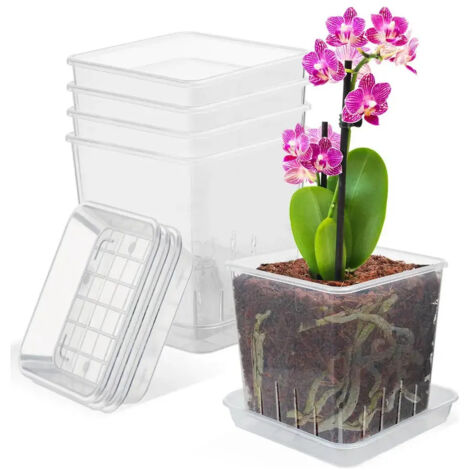 15 jardinières suspendues avec trous 9,5 cm x 6 cm.