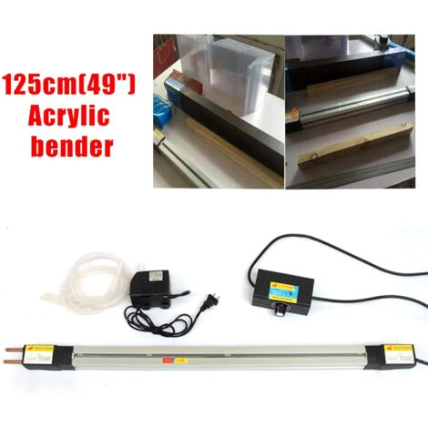 1,5 kW Máquina curvadora de plástico acrílico 49 (1250 mm) Máquina curvadora de acrílico con calefacción PVC ABS PP