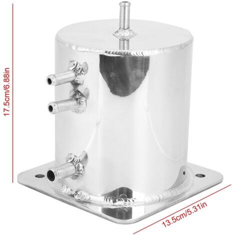 1,5-Liter-Kraftstofftank aus Aluminiumlegierung mit Kompressoraufladung für Renn- und Driftzwecke – hochglanzpolierter, hitzebeständiger Behälter