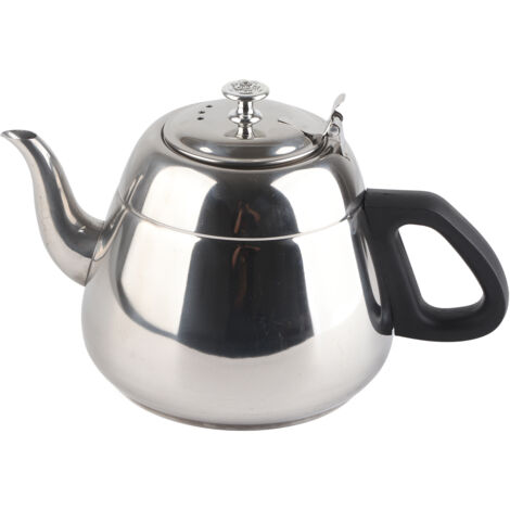 1,5-Liter- und 2-Liter-Edelstahlkessel für Tee und Kaffee mit Filter, ideal für den Herd