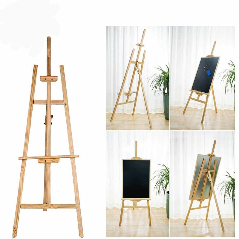 Image of 1.5 m Holz-A-Rahmen-Staffelei Studio-Staffelei für Malerei, Skizze, Hochzeit