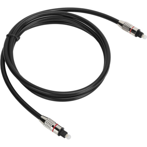 1,5 m langes optisches Toslink-Audiokabel, Stecker-Stecker, für hochauflösenden digitalen Klang