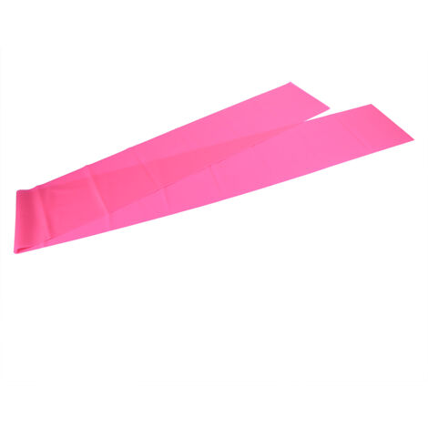 1,5 m langes, pink-rotes, elastisches Fitnessband – strapazierfähiges, elastisches Yogaband