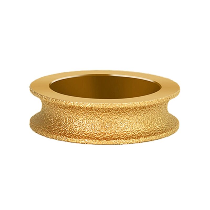 Image of 15 mm dicke, goldgelötete Diamant-Steinschleifscheibe für Winkelschleifer, verwendet für Werkzeuge.