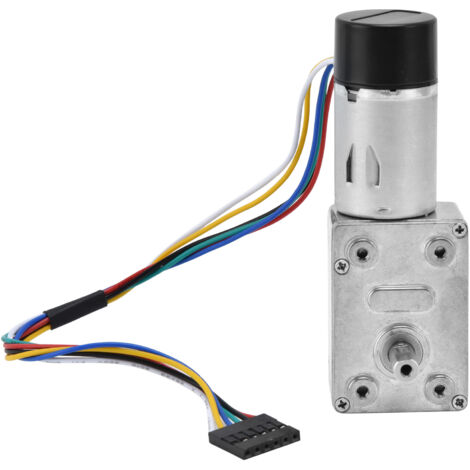 15-mm-Doppelwellen-Gleichstrom-Getriebemotor mit Encoder JGY-370 6 V 10 U/min