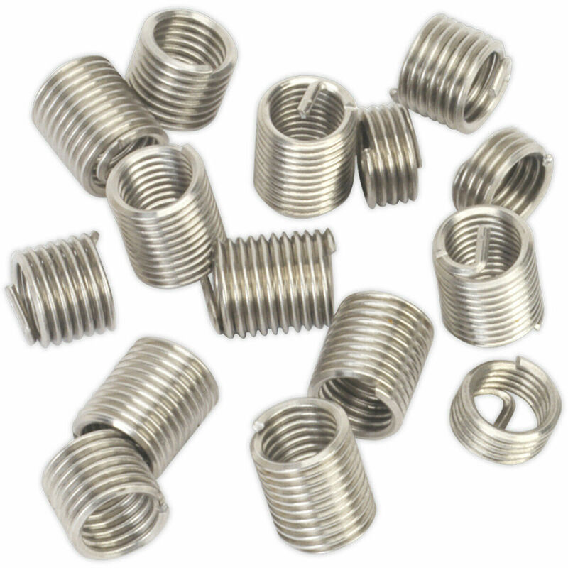 15 pack Thread Inserts - M8 x 1.25mm - Suitable for ys10453 Thread Repair Kit