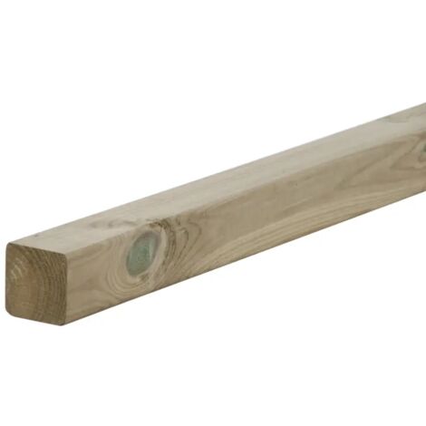15 Pali quadrati in legno conifera impregnati mm 70 X 70 X 1500