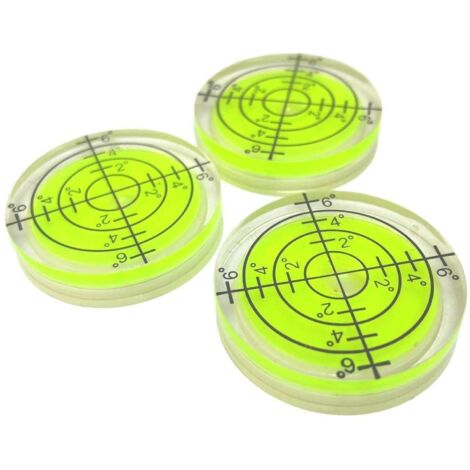 15 pezzi 7 x 32 mm livella circolare