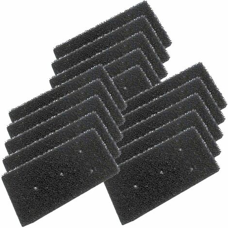 15 PEZZI FILTRO POLIURETANO ASCIUGATRICE PER WHIRLPOOL 481010716911 233x113x9 mm