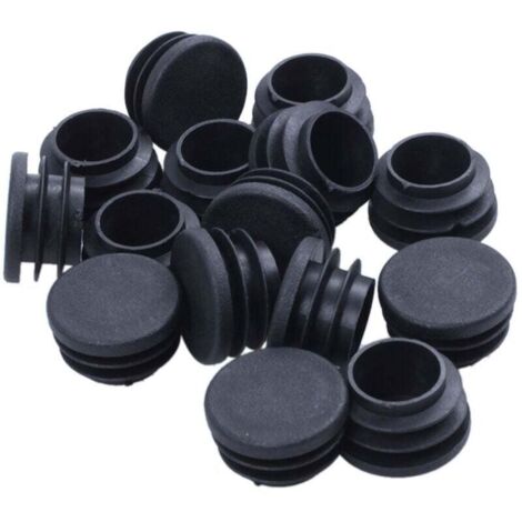 15 pezzi gambe per sedie da tavolo, tappi per tubi rotondi in plastica, diametro 25 mm