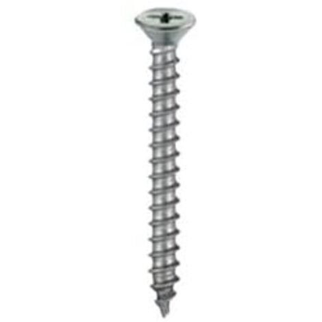 15 PEZZI - VITI AUTOFILETTANTI IN ACCIAIO INOX - TESTA PIANA SVASATA 4,8x16MM