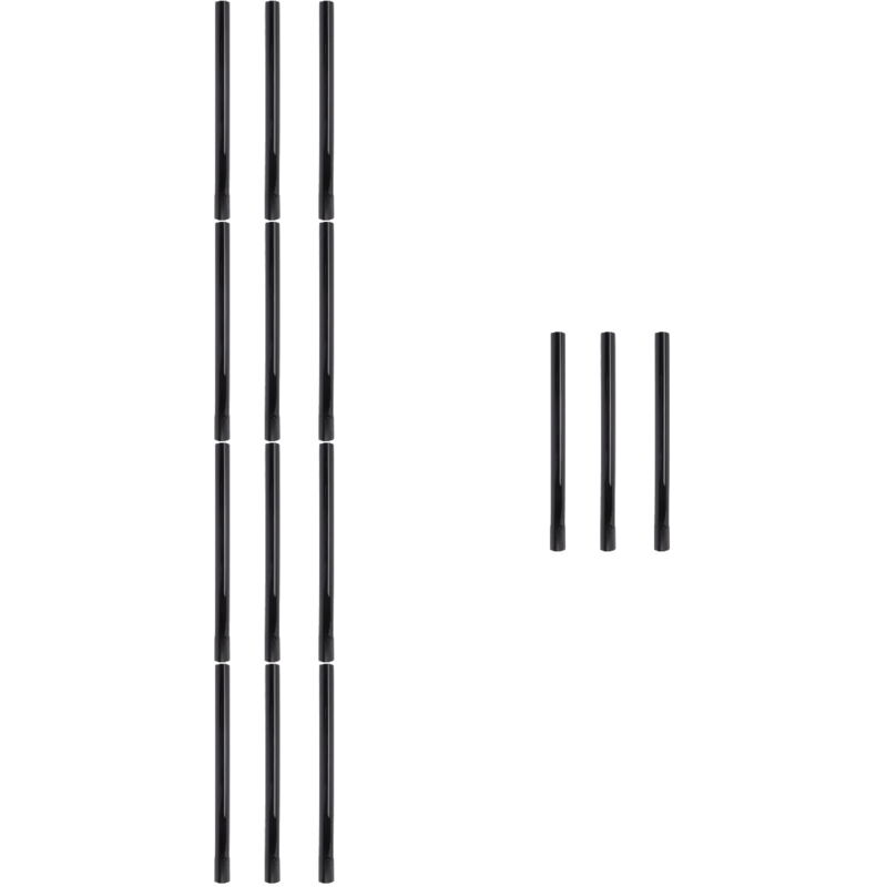 15 pièces accessoires pour aspirateur tuyau d'extension baguette en plastique accessoires universels tube