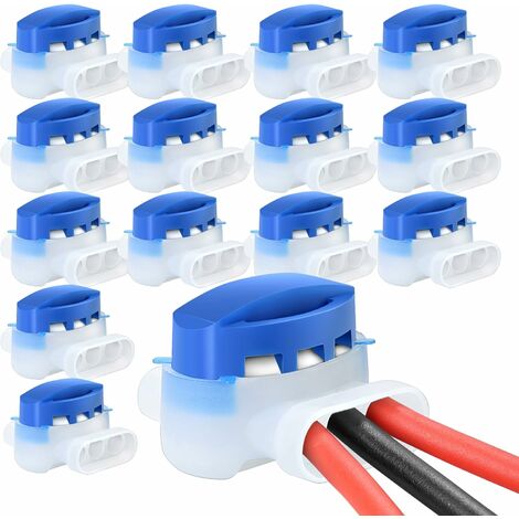 20 Pieces connecteurs de câble robot tondeuse, connecteur electrique etanche  pour Étendre ou Réparer cable peripherique robot tondeuse