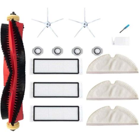 15 pièces de rechange pour accessoires Xiaomi Roborock S5 Max et S6 Pure (blanc)