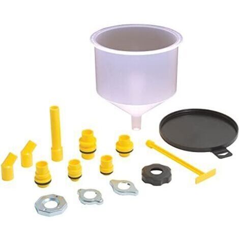15 pièces en Plastique Entonnoir de Remplissage Bec verseur d'huile Outil Anti-déversement kit de Remplissage de Liquide de Refroidissement