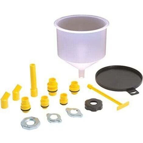 15 pièces en Plastique Entonnoir de Remplissage Bec verseur d'huile Outil Anti-déversement kit de Remplissage de Liquide de Refroidissement