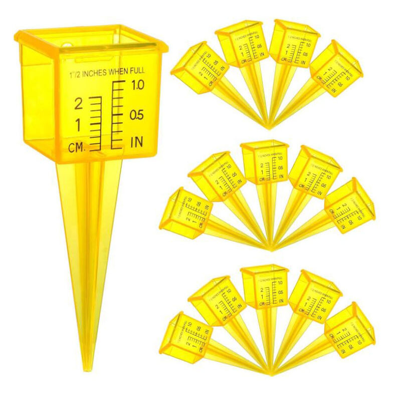 15 Pièces Jauge D'arrosage Pluviomètre Mesure des Précipitations Eau De Pluie Évalué Grande Gicleur d'eau Tasse à Mesurer Les Précipitations