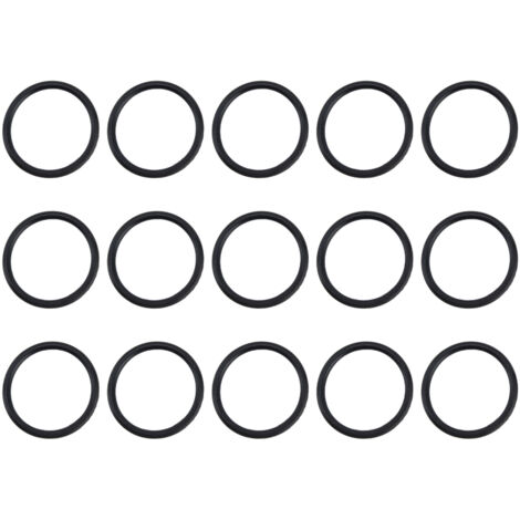15 Pièces Joints Toriques Ronds en Caoutchouc Nitrile Diamètre 5mm pour Pièces de Transmission Mécanique 5405-0005-0174