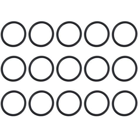 15 Pièces Joints Toriques Ronds en Caoutchouc Nitrile Diamètre 5mm pour Pièces de Transmission Mécanique 5405-0005-0174